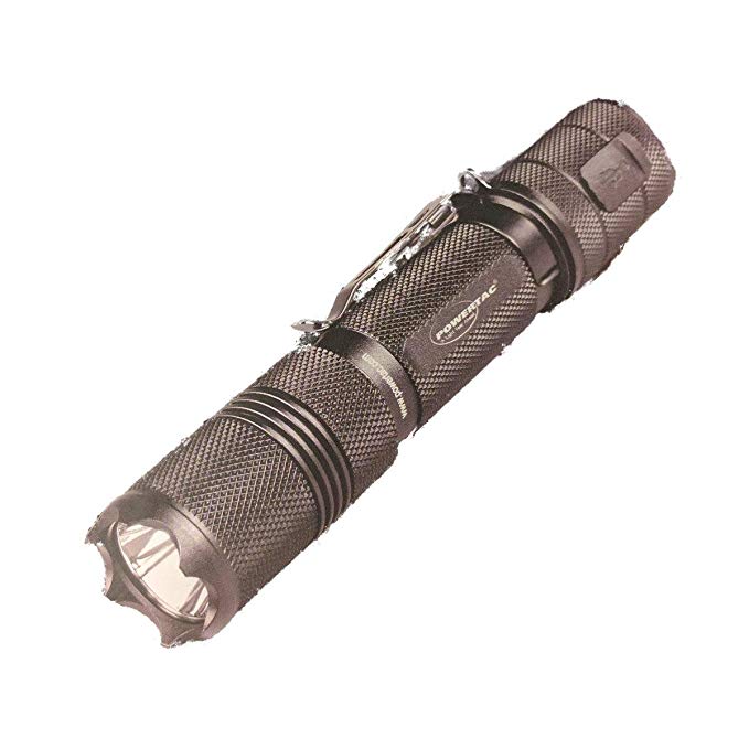 PowerTac E9R 1020 Lumen Cree XM-L2 LED USB Rechargeable Tactical EDC Flashlight