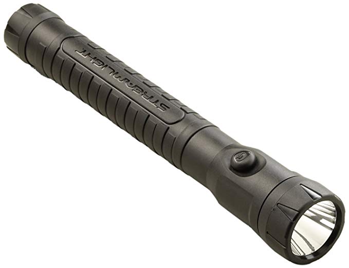 Streamlight 76442 PolyStinger LED HAZ-LO Intrinsically Safe Rechargeable Flashlight with 120-Volt AC/12-Volt DC Charger, Black - 130 Lumens