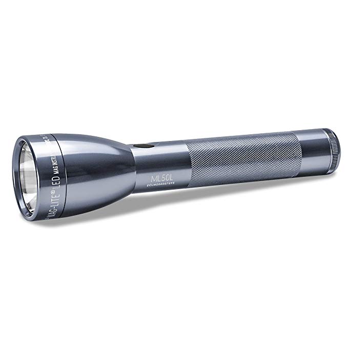 Maglite ML50L LED 2-Cell c Flashlight in Display Box, Gray