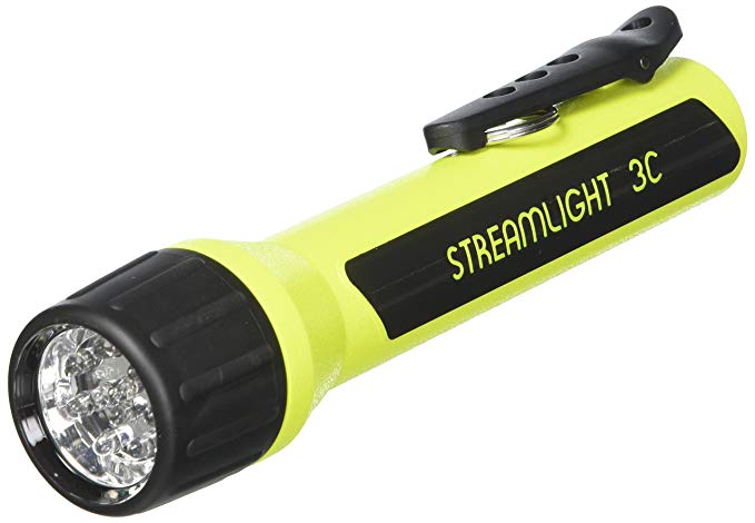 Streamlight 33212 3C LED ProPolymer Flashlight with Blue LEDs, Yellow - 85 Lumens