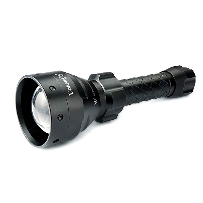 Uniquefire UF-1405 T67 940nm IR Led Night Vision Zoomable Flashlight 67mm Convex Lens Torch With With Memory Function