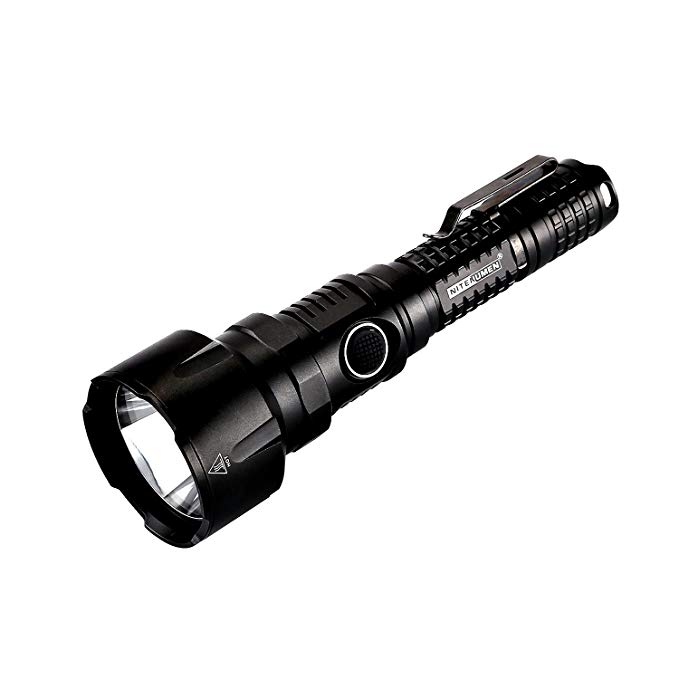 1120 Lumen Ultra-Bright Tactical Flashlight,USB Rechargeable CREE XM-L2 LED Flashlight,Nitenumen TK35 Large Waterproof Flashlight with 18650 3400mAh Li-ion Battery and USB Charging Cable