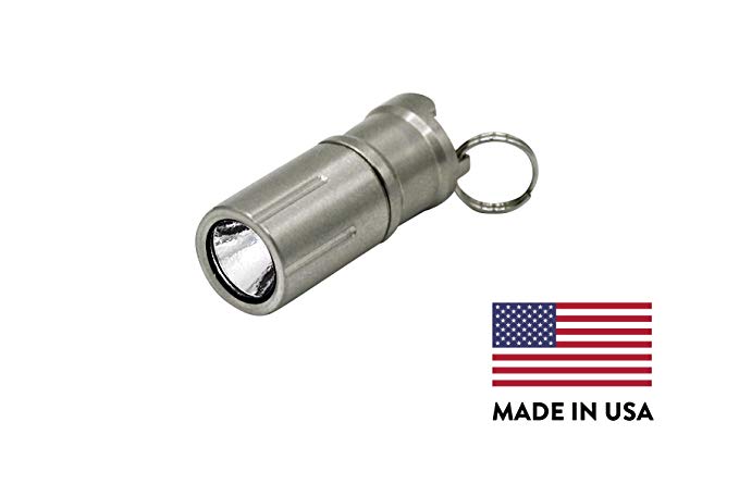 Maratac Peanut LED - Rechargeable Lithium Ion Battery Keychain Flashlight - Made in USA