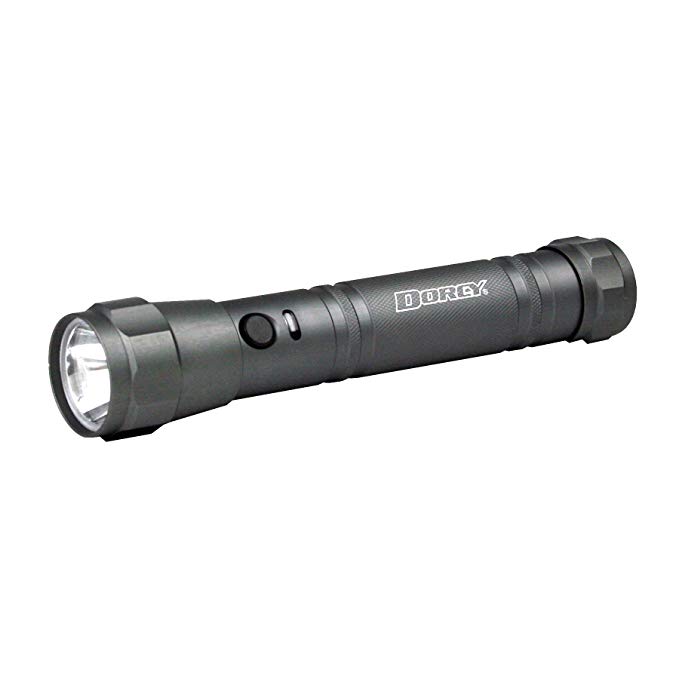Dorcy 305-Lumen Weather Resistant LED Flashlight with Lanyard and Aluminum Construction, Black (41-4278)