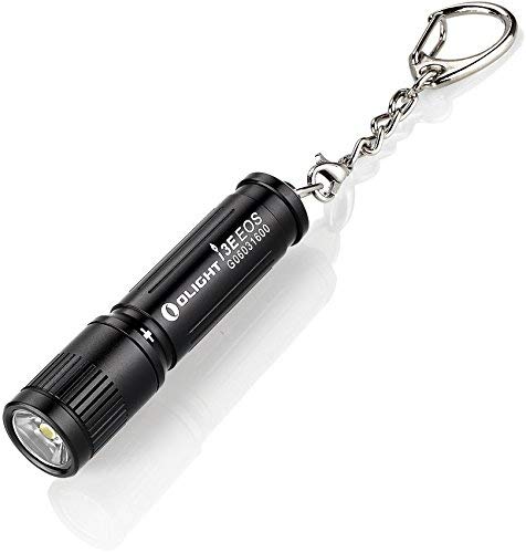 Olight I3E EOS Philips Luxeon Tx Mono-output Keychain Led Flashlight with 1xAAA Alkaline Battery (Black)