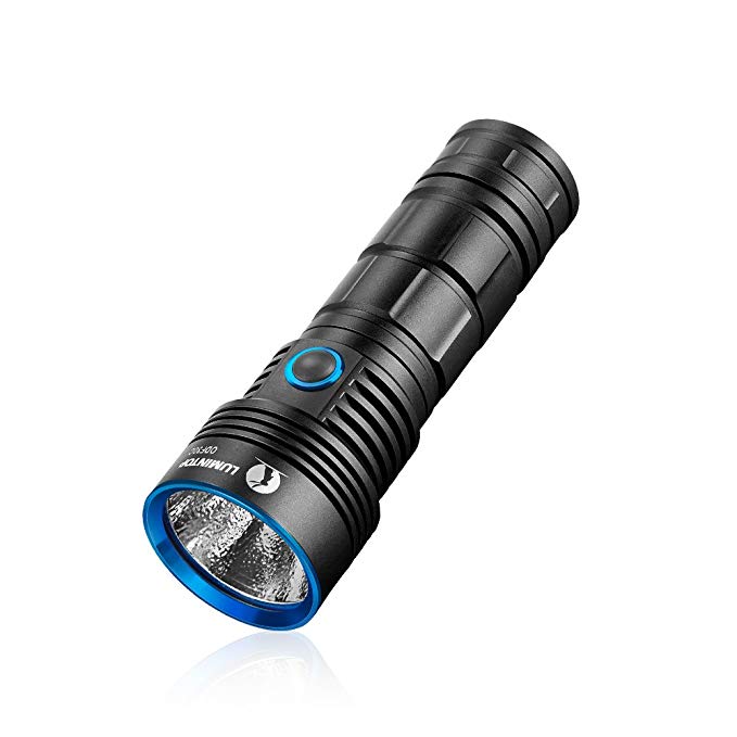 LUMINTOP ODF30C USB Rechargeable Flashlight, Searching Flood Light, Super Bright 3500 Lumens CREE LED, IP68 Dustproof and Waterproof, Powered By One 26650 Battery (not included) For Outdoors